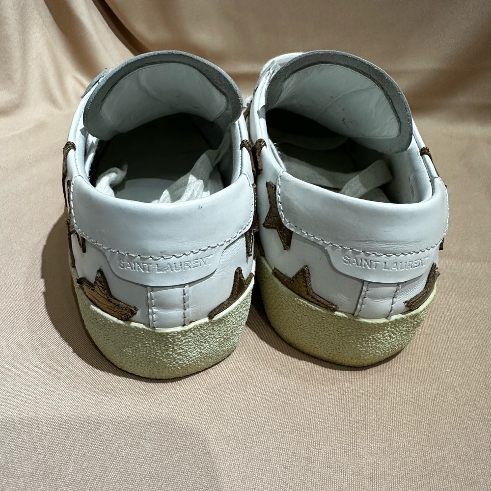 Saint Laurent Court Classic Sneakers Size 36 1/2 - Picture 6 of 8